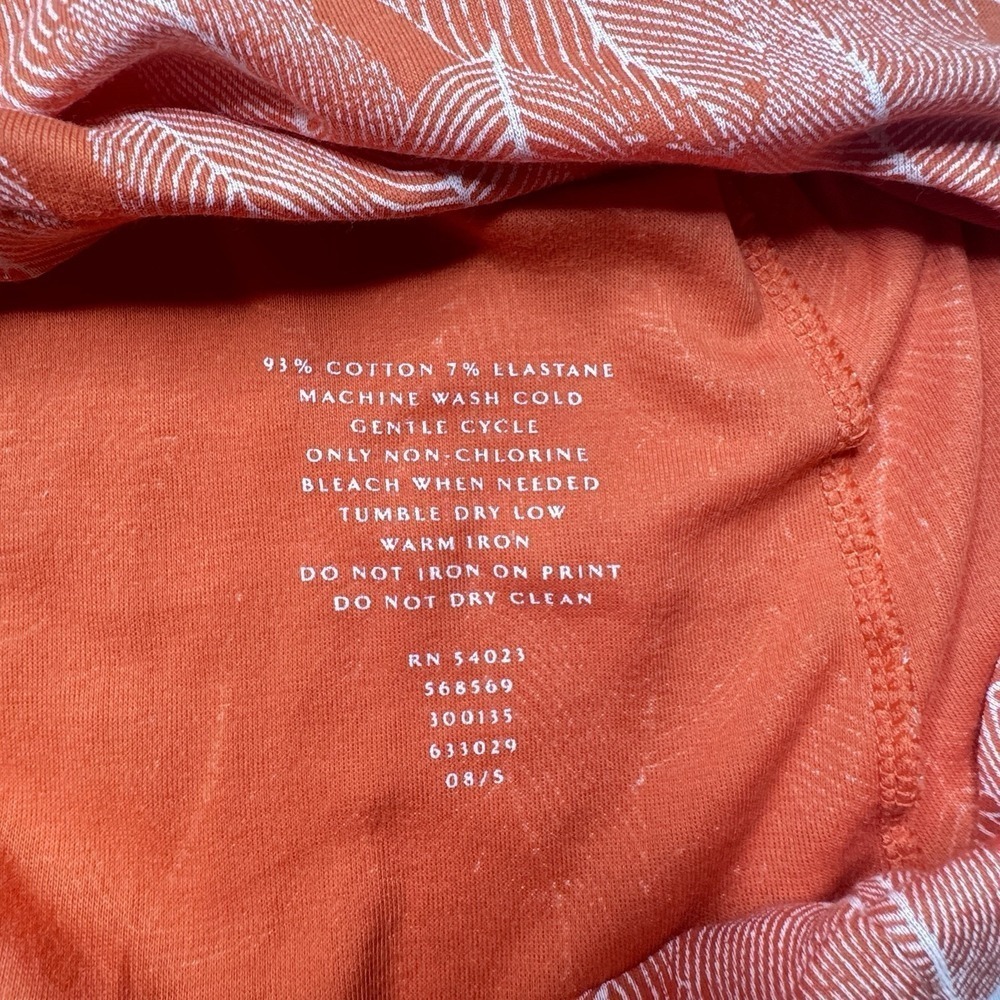 Banana Republic Women's Blouse Top Orange Spaghetti Strap Size Small - Picture 6 of 9